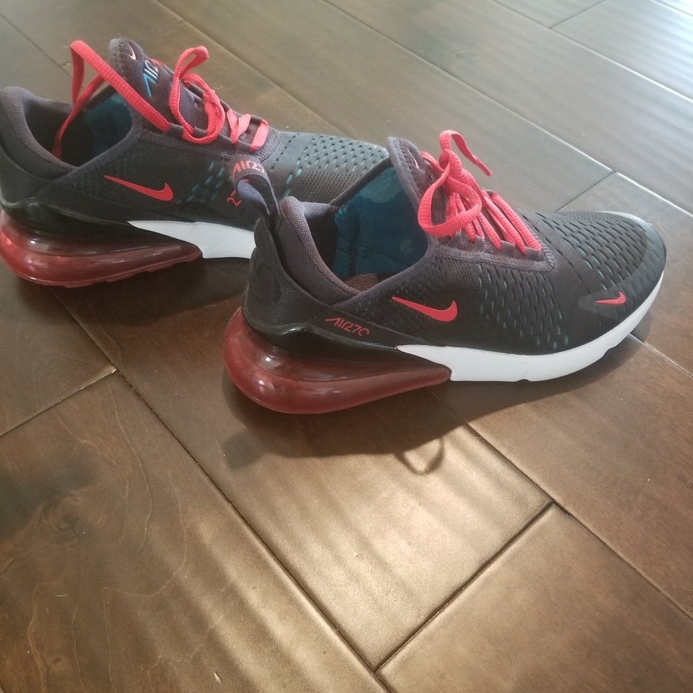 Nike Air Max 270 oil gray/blk/red/turquoise